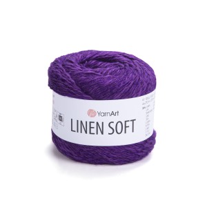 WŁÓCZKA YarnArt Linen Soft 7324 Fiolet