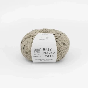 Włóczka Gabo Wool Baby Alpaca Tweed T403 Chałwa