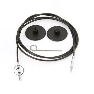 Żyłka Obrotowa 100cm KnitPro Black 10675