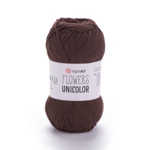 WŁÓCZKA YarnArt Flowers Unicolor 766 Brąz