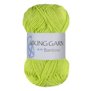 Włóczka Viking Garn Bambino 436 Limonka