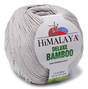 WŁÓCZKA Himalaya Deluxe Bamboo 25 Szary