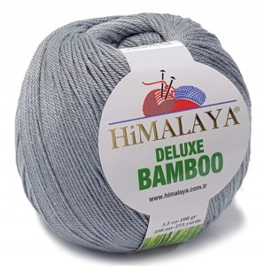 WŁÓCZKA Himalaya Deluxe Bamboo 26 Ciemny Szary