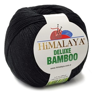 WŁÓCZKA Himalaya Deluxe Bamboo 29 Czarny