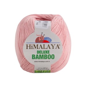 WŁÓCZKA Himalaya Deluxe Bamboo 44 Łososiowy Róż
