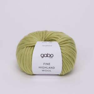 Włóczka Gabo Wool Fine Highland Wool 2477 Zielona Herbata