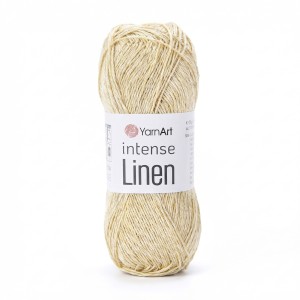 Włóczka YarnArt Intense Linen 4102 Słomkowy
