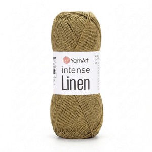 Włóczka YarnArt Intense Linen 4120 Oliwka