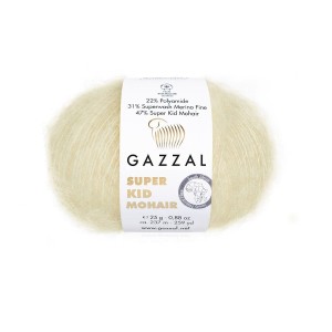 Włóczka Gazzal Super Kid Mohair 64408 Marcepan