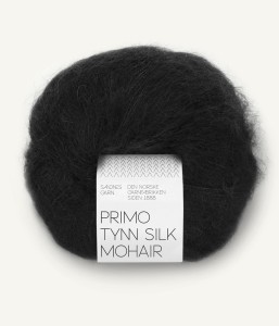 Włóczka Sandnes Garn Primo Tynn Silk Mohair 1099 Czarny
