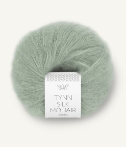 Włóczka Sandnes Garn Tynn Silk Mohair 8521 Zielona Szałwia