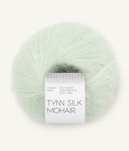 Włóczka Sandnes Garn Tynn Silk Mohair 7911 Zielona Mięta