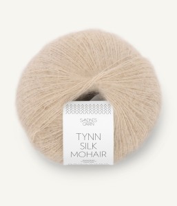 Włóczka Sandnes Garn Tynn Silk Mohair 2650 Beżowy Melanż
