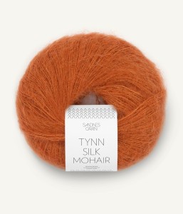 Włóczka Sandnes Garn Tynn Silk Mohair 2745 Koniak
