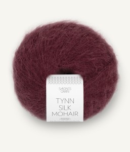 Włóczka Sandnes Garn Tynn Silk Mohair 4372 Burgund