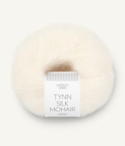 Włóczka Sandnes Garn Tynn Silk Mohair 1012 Ecru