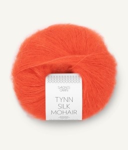Włóczka Sandnes Garn Tynn Silk Mohair 3818 Pomarańczowy