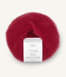 Włóczka Sandnes Garn Tynn Silk Mohair 4236 Czereśnia