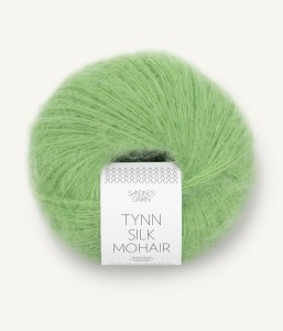 Włóczka Sandnes Garn Tynn Silk Mohair 8733 Wiosenna Zieleń