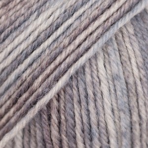 Włóczka Drops Fabel Long Print 602 Srebrny Lis