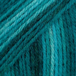 Włóczka Drops Fabel Long Print 918 Szmaragdowy