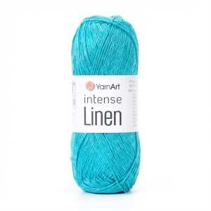 Włóczka YarnArt Intense Linen 4131 Turkus