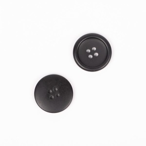 Guzik Czarny Matowy 20mm 1szt. #816 Drops