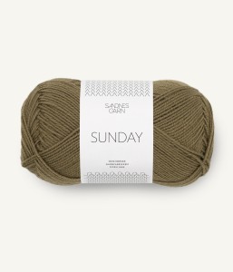 Włóczka Sandnes Garn Sunday 9873 Jasne Khaki
