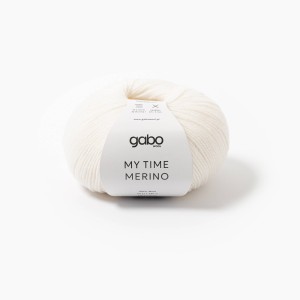 Włóczka Gabo Wool My Time Merino 100 Naturalna Biel