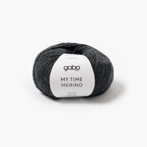 Włóczka Gabo Wool My Time Merino 9403 Grafitowa Stal