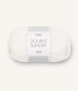 Włóczka Sandnes Garn Double Sunday 1001 Śnieżny Biały