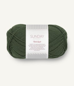 Włóczka Sandnes Garn Sunday 9581 Zielona Sosna